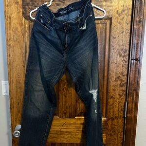 Signature by Levi Strauss Womens Dark Blue Jeans